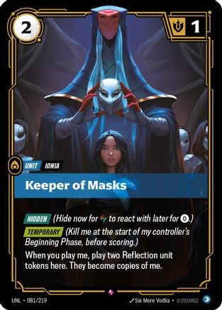 Keeper of Masks (UNL-081) (Foil)
