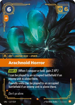 Arachnoid Horror (UNL-117) (Foil)