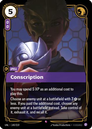 Conscription (UNL-140) (Foil)