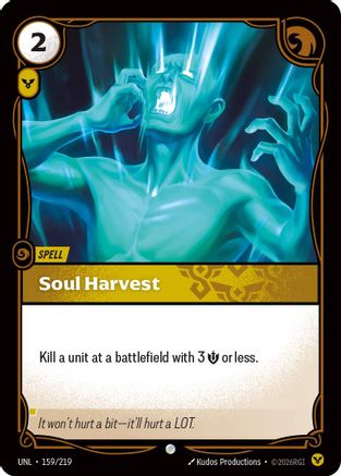 Soul Harvest (UNL-159)