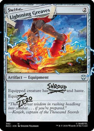 Lightning Greaves (382) (SLD-382) (Foil)