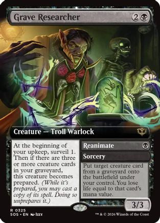 Grave Researcher (Extended Art) (SOS-325)