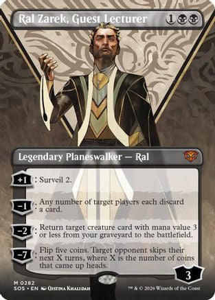Ral Zarek, Guest Lecturer (Borderless) (SOS-282) (Foil)