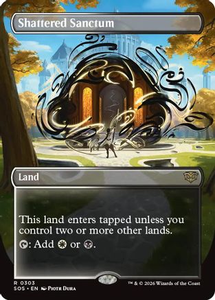 Shattered Sanctum (Borderless) (SOS-303) (Foil)