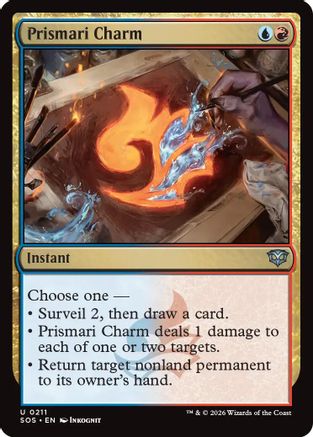 Prismari Charm (SOS-211) (Foil)