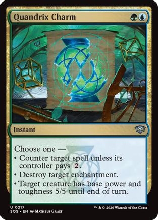 Quandrix Charm (SOS-217) (Foil)