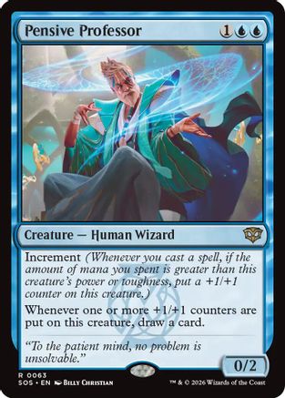 Pensive Professor (SOS-063) (Foil)