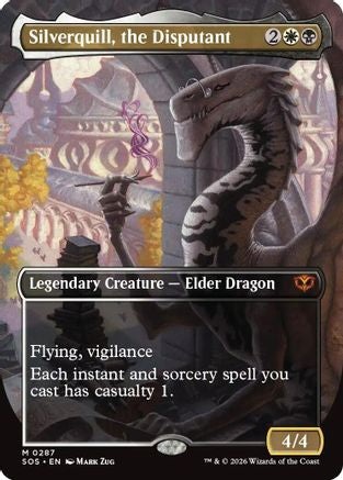 Silverquill, the Disputant (Borderless) (SOS-287)