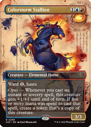 Colorstorm Stallion (Borderless) (SOS-299) (Foil)