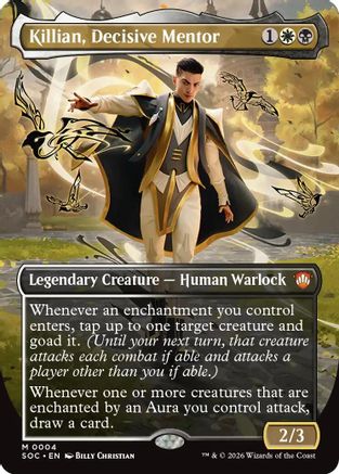 Killian, Decisive Mentor (Borderless) (SOC-004)