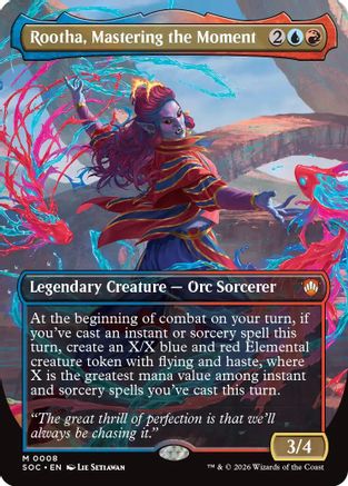 Rootha, Mastering the Moment (Borderless) (SOC-008) (Foil)