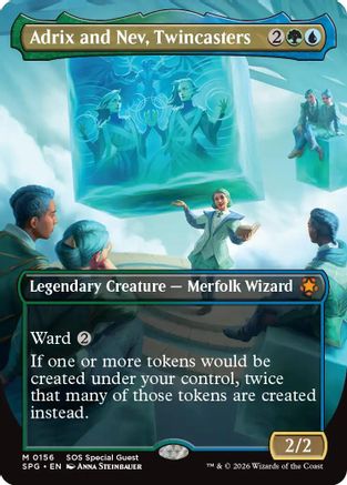 Adrix and Nev, Twincasters (Borderless) (SPG-156) (Foil)