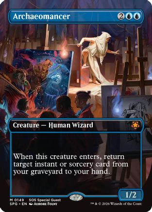 Archaeomancer (Borderless) (SPG-149) (Foil)