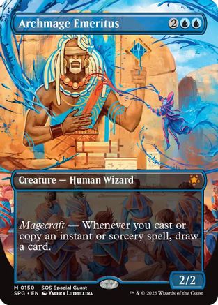 Archmage Emeritus (Borderless) (SPG-150) (Foil)