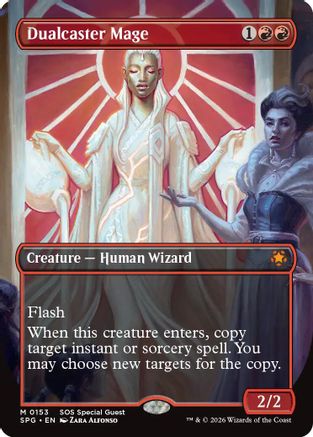 Dualcaster Mage (Borderless) (SPG-153) (Foil)
