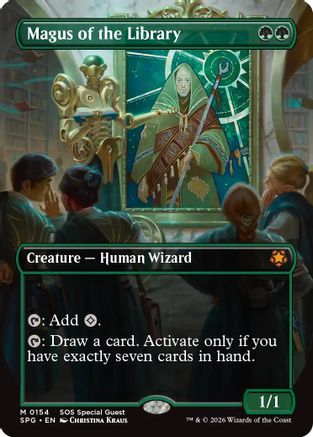 Magus of the Library (Borderless) (SPG-154)