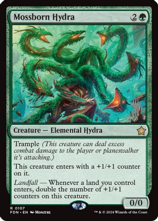Mossborn Hydra (PPECL-107) (Foil)