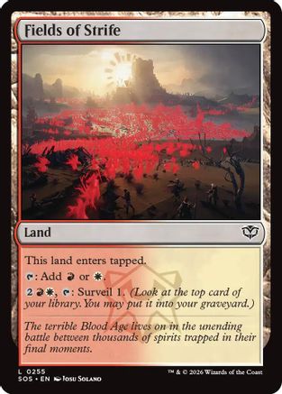 Fields of Strife (SOS-255) (Foil)