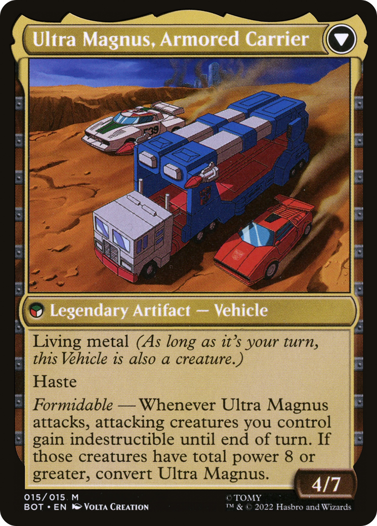 Ultra Magnus, Tactician // Ultra Magnus, Armored Carrier (BOT-015)