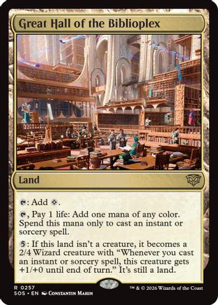 Great Hall of the Biblioplex (SOS-257)
