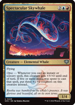 Spectacular Skywhale (SOS-229) (Foil)