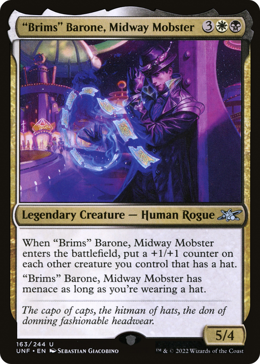 "Brims" Barone, Midway Mobster (UNF-163) (Foil)