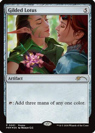Gilded Lotus (PW26-001) (Foil)