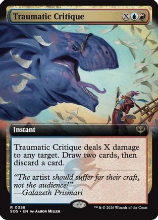 Traumatic Critique (Extended Art) (SOS-358)