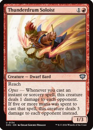 Thunderdrum Soloist (SOS-134) (Foil)