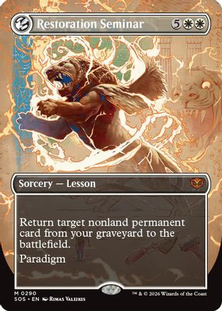 Restoration Seminar (Borderless) (SOS-290) (Foil)