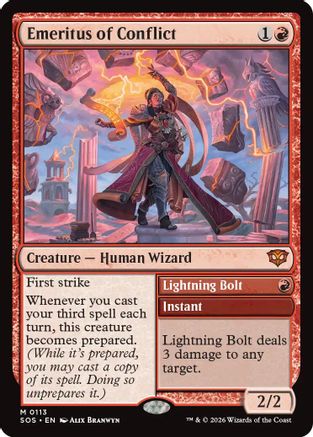 Emeritus of Conflict (SOS-113) (Foil)