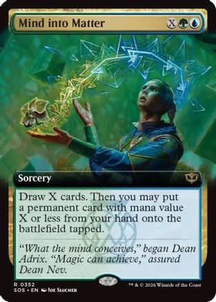 Mind into Matter (Extended Art) (SOS-352) (Foil)