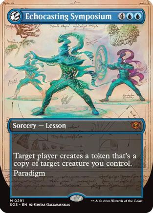Echocasting Symposium (Borderless) (SOS-291) (Foil)