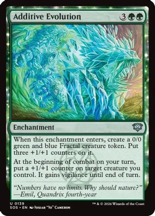 Additive Evolution (SOS-139) (Foil)