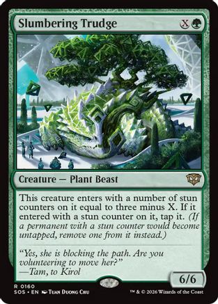 Slumbering Trudge (SOS-160) (Foil)