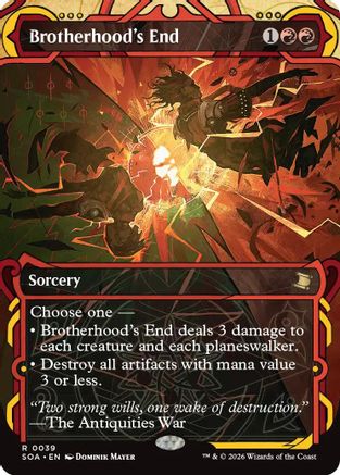 Brotherhood's End (SOA-039) (Foil)