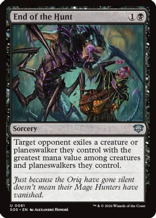 End of the Hunt (SOS-081) (Foil)