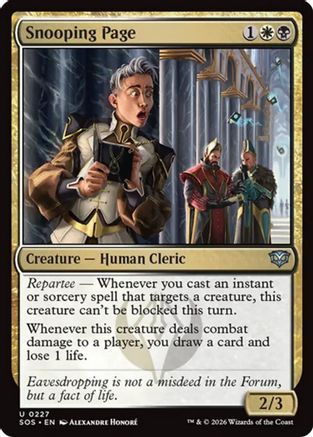 Snooping Page (SOS-227) (Foil)
