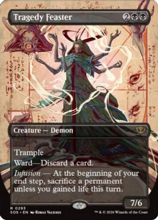 Tragedy Feaster (Borderless) (SOS-293) (Foil)