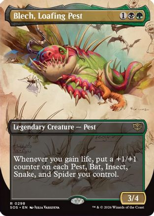 Blech, Loafing Pest (Borderless) (SOS-298) (Foil)