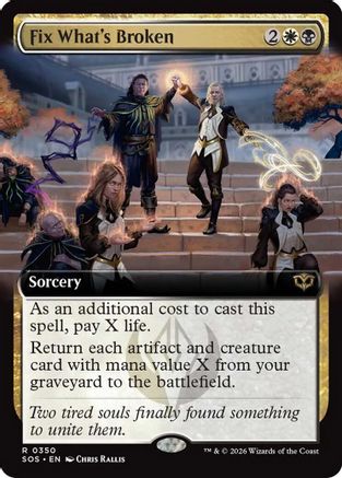 Fix What's Broken (Extended Art) (SOS-350) (Foil)