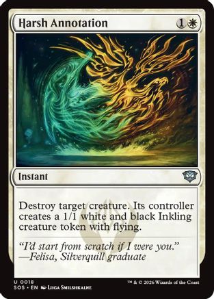 Harsh Annotation (SOS-018) (Foil)