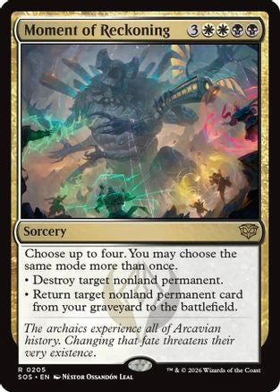Moment of Reckoning (SOS-205) (Foil)