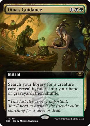 Dina's Guidance (Extended Art) (SOS-349) (Foil)