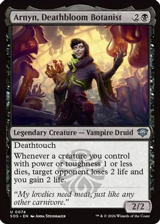 Arnyn, Deathbloom Botanist (SOS-074) (Foil)
