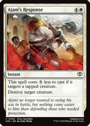 Ajani's Response (SOS-006) (Foil)