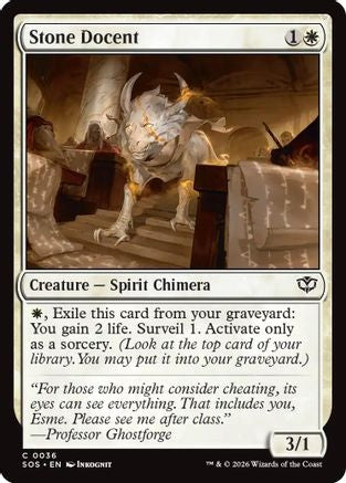 Stone Docent (SOS-036) (Foil)