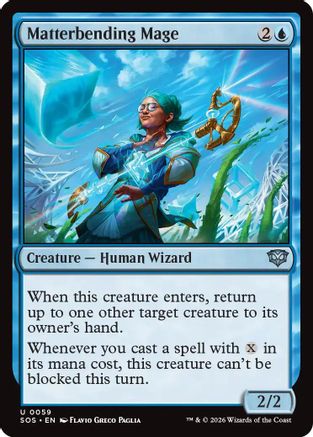 Matterbending Mage (SOS-059) (Foil)