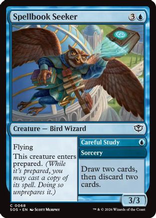 Spellbook Seeker (SOS-068) (Foil)