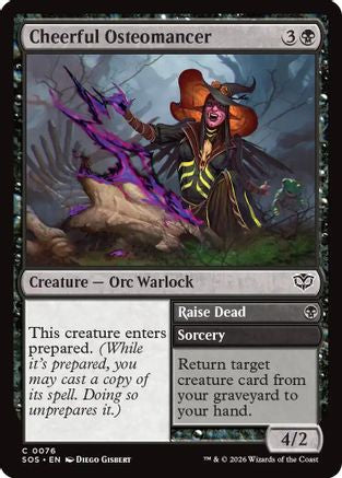 Cheerful Osteomancer (SOS-076) (Foil)